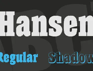 Hansen font