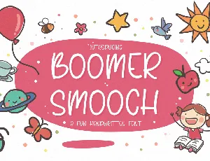 Boomer Smooch font