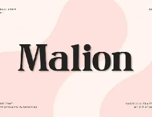 Malion Serif font