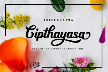 Cipthayasa Calligraphy font