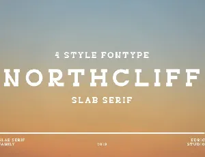 Northcliff Slab font