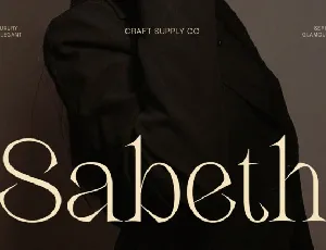 Sabeth font