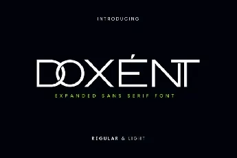 Doxent font