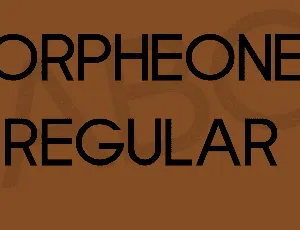 Orpheone font