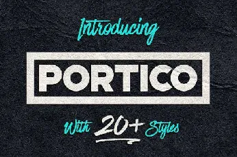 Portico font