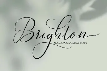 Brighton font