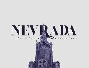 Nevrada font