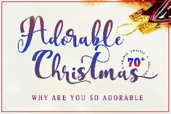 Adorable Christmas font