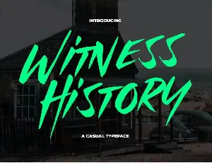 Witness History font