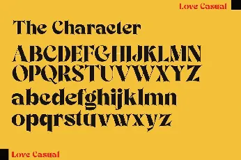 Love Casual font