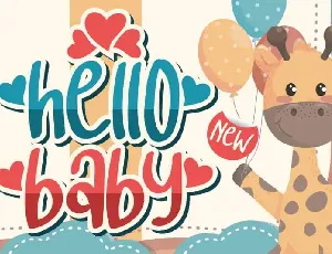 Hello Baby Display font