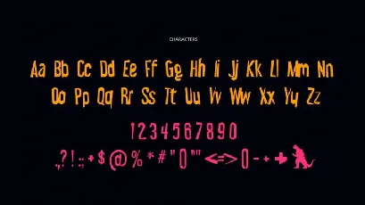 Wicked Scary Movie font