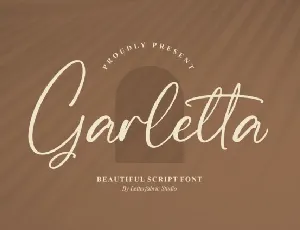 Garletta font