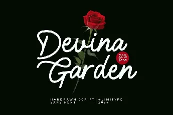 Devina Garden font