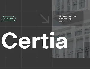 Certia font