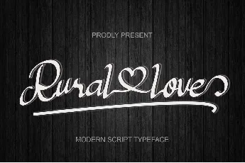 Rural Love font