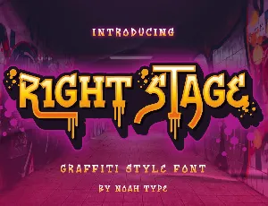 Right Stage Demo font