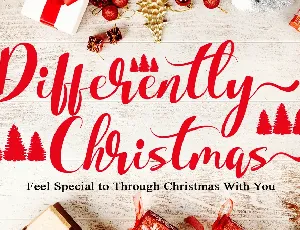 Differently Christmas font