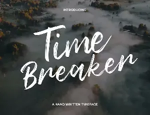 Time Breaker font