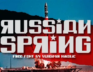 Russian Spring font