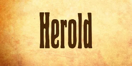 Herold font