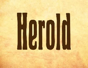 Herold font