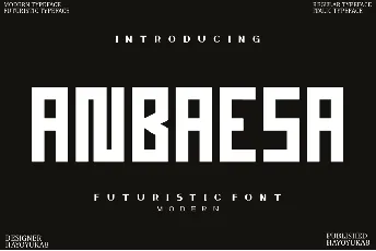 Anbaesa font