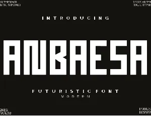 Anbaesa font