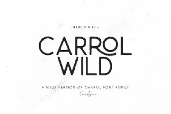 Carrol Wild Sans Serif font