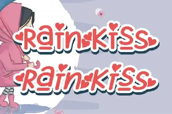 Rain Kiss Display font