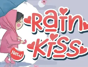 Rain Kiss Display font