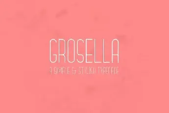 Grosella Sans Serif font