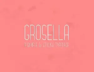 Grosella Sans Serif font