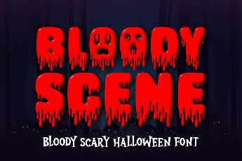 Bloody Scene font