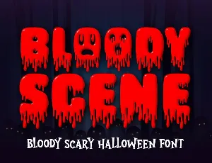 Bloody Scene font