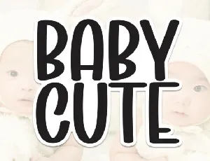 Baby Cute Display font