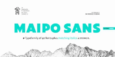 Maipo Sans Family font