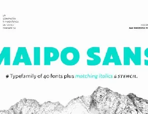 Maipo Sans Family font