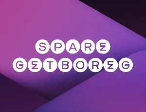 Getboreg Spare font