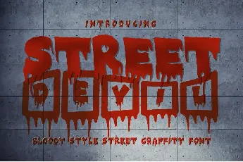 STREET DEVIL font