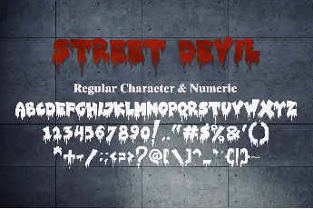 STREET DEVIL font