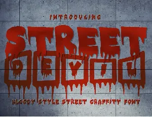 STREET DEVIL font