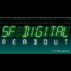 SF Digital Readout font