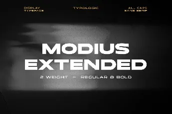 Modius Extended font