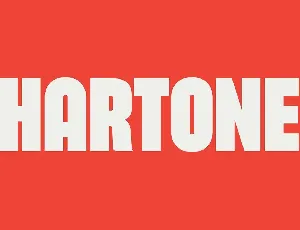 Hartone Softed font