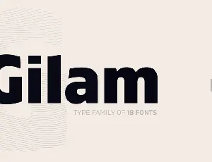 Gilam Family font