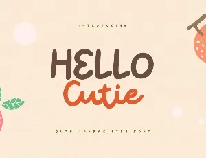HELLO Cutie font