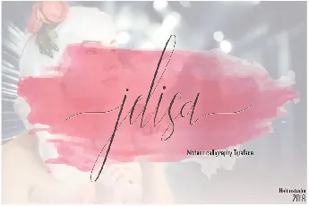 Jelisa Script font