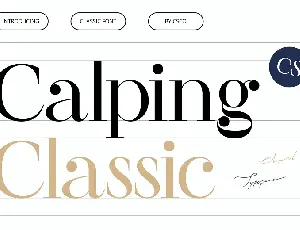 CS Calping font