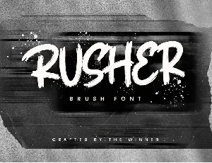 Rusher font